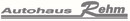 Logo Autohaus Rehm GmbH & Co. KG